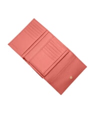 COCCINELLE METALLIC SOFT Hammered leather bifold wallet pink clay - Women&rsquo;s Wallets - 2