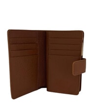 COCCINELLE METALLIC SOFT Wallet in hammered leather cognac - Women&rsquo;s Wallets - 2