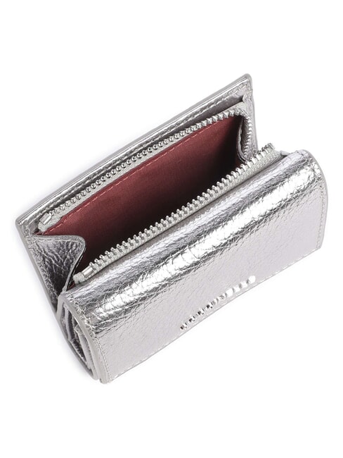METALLIC SOFT Pebbled leather wallet steel - Women&rsquo;s Wallets