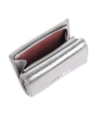 COCCINELLE METALLIC SOFT Pebbled leather wallet steel - Women&rsquo;s Wallets - 3