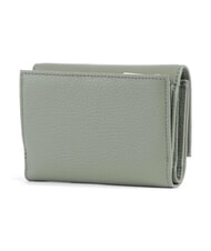 COCCINELLE METALLIC SOFT Hammered leather bifold wallet greenery - Women&rsquo;s Wallets - 4
