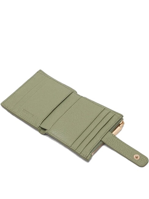 METALLIC SOFT Mini leather wallet greenery - Women&rsquo;s Wallets