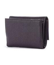 COCCINELLE METALLIC SOFT Hammered leather bifold wallet plums - Women&rsquo;s Wallets - 4