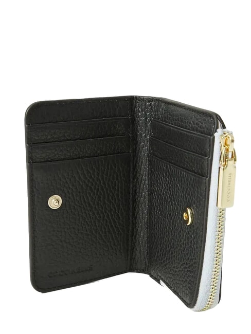 METALLIC TRICOLOR Leather wallet snow/cognac/noir - Women&rsquo;s Wallets