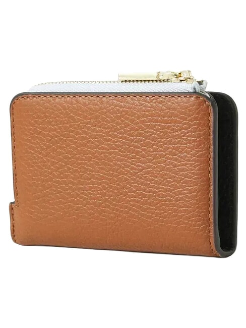 METALLIC TRICOLOR Leather wallet snow/cognac/noir - Women&rsquo;s Wallets