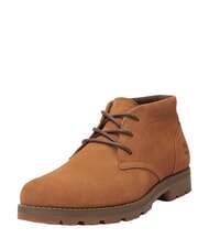 TIMBERLAND BRITTON SQUARE Low lace-up ankle boot in leather rust suede - Men&rsquo;s shoes - 5