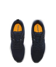 TIMBERLAND SPRINT TREKKER Low sneakers, mixed leather blue - Men&rsquo;s shoes - 3