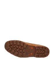 TIMBERLAND BRITTON SQUARE Low lace-up ankle boot in leather rust suede - Men&rsquo;s shoes - 6