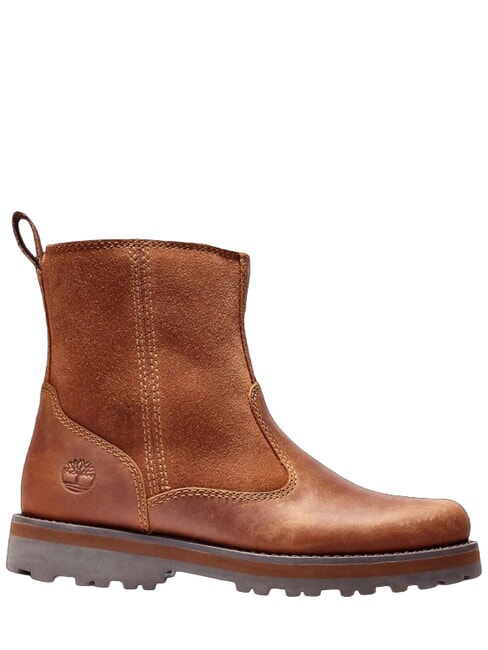 COURMA Leather ankle boots glaging - Baby Shoes