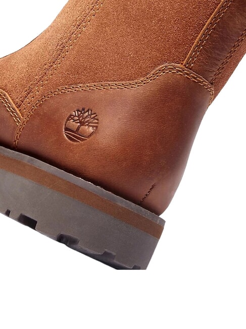 COURMA Leather ankle boots glaging - Baby Shoes
