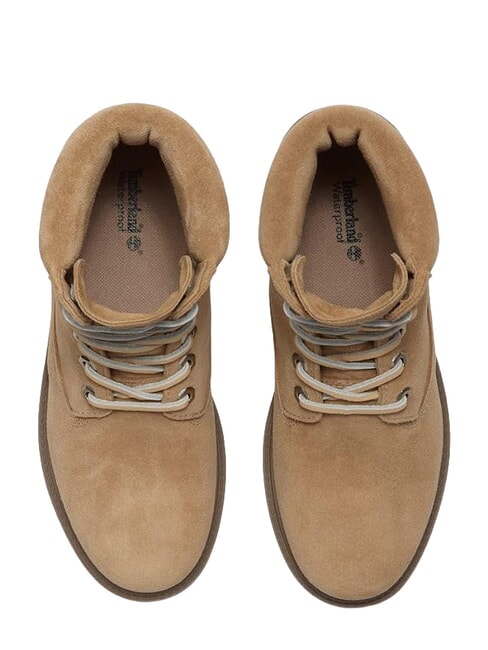 PREMIUM Lace-up leather ankle boots medium beige - Women&rsquo;s shoes