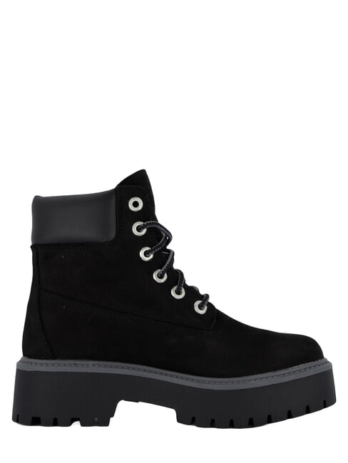 STONE STREET PLATFORM WP Waterproof leather ankle boot Jetblack - Women&rsquo;s shoes