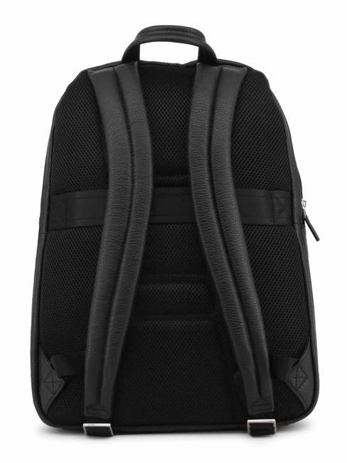 backpack VIBE out line, in leather, case for laptop up to 13” Black - Laptop backpacks