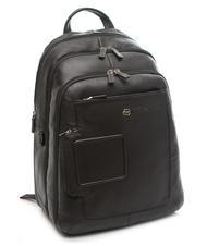 PIQUADRO backpack VIBE out line, in leather, case for laptop up to 13&rdquo; - Laptop backpacks