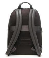 PIQUADRO backpack VIBE out line, in leather, case for laptop up to 13&rdquo; MORO - Laptop backpacks - 3