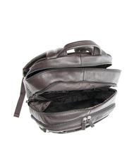 PIQUADRO backpack VIBE out line, in leather, case for laptop up to 13&rdquo; MORO - Laptop backpacks - 5