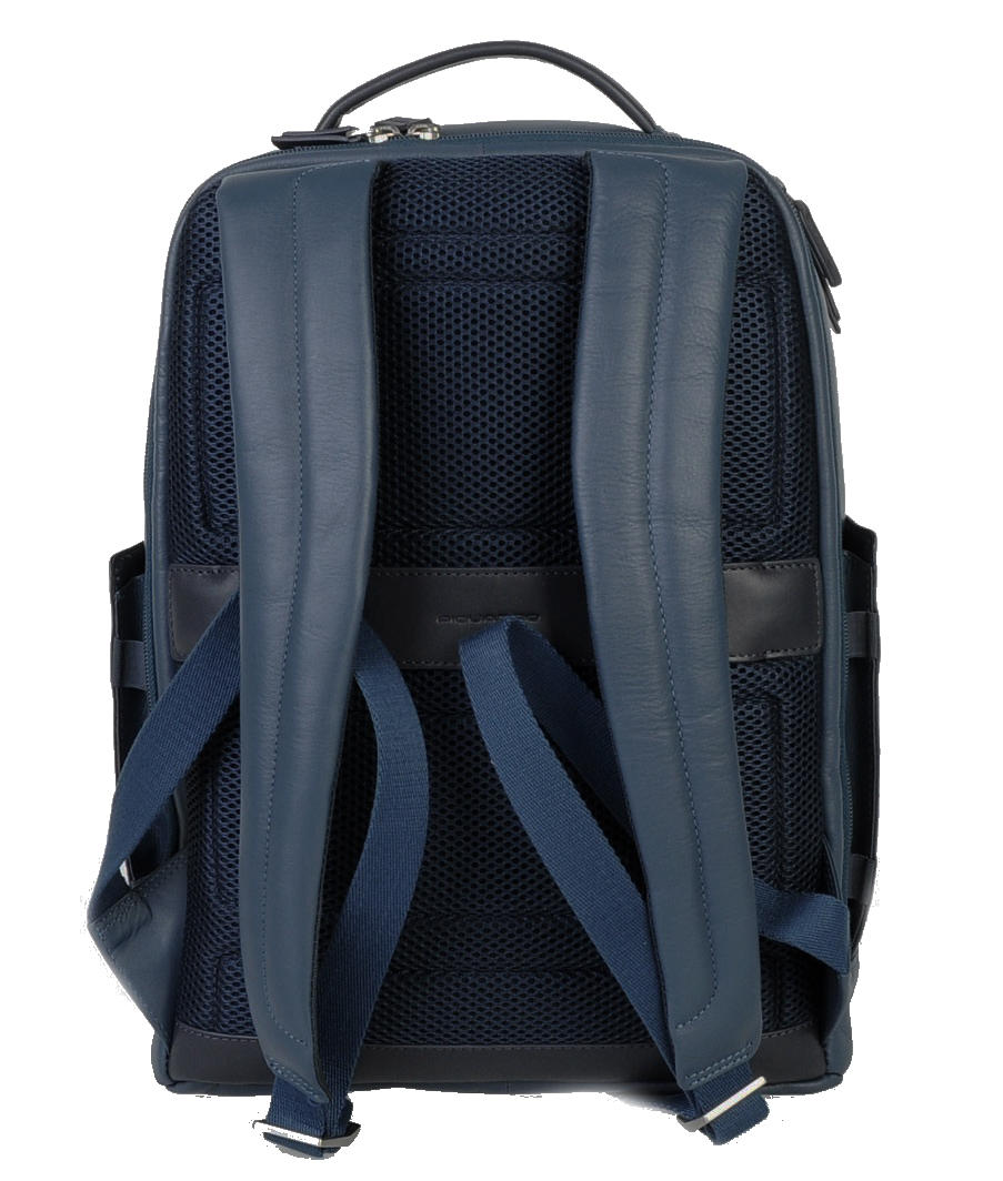Piquadro Backpack Cary Line 15.6 Pc Holder Blue Buy At Outlet Prices