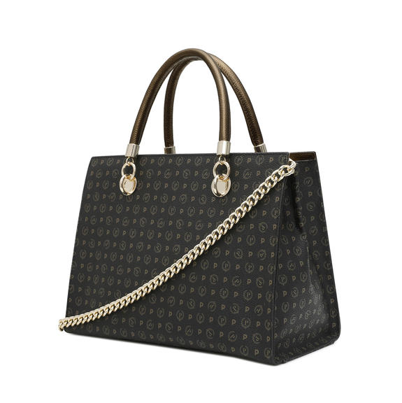 Heritage Bronze Handbag, with shoulder strap black bronze - Women’s Bags