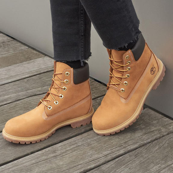 ankle boots 6 INCH PREMIUM, in nubuck yellow - Women&rsquo;s shoes