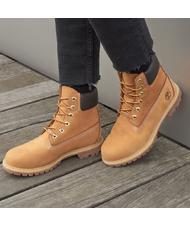TIMBERLAND ankle boots 6 INCH PREMIUM, in nubuck yellow - Women&rsquo;s shoes - 9