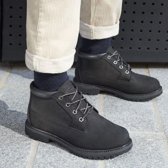 boots NELLIE CHUKKA, in nubuck Jetblack - Women&rsquo;s shoes